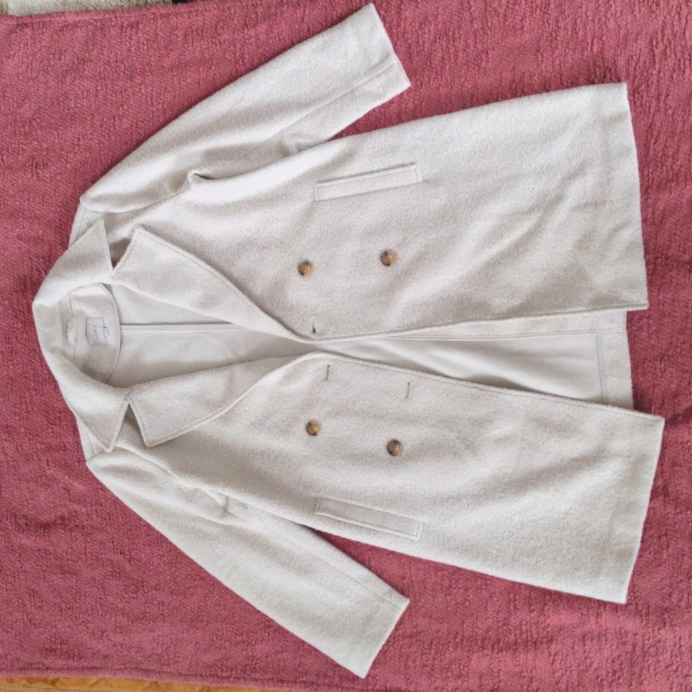 LOFT Cream Coat